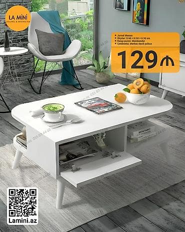 Oval masa, Açılmayan, Təkərsiz, Zəmanətsiz, Pulsuz quraşdırılma
