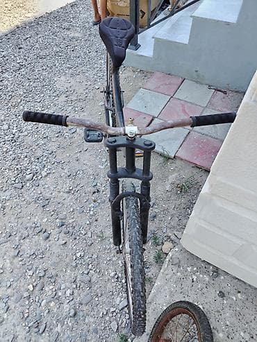 velosiped online: Dağ tipli velosiped – tam asqılı (ön çəngəl + arxa amortizatorlu) — 2