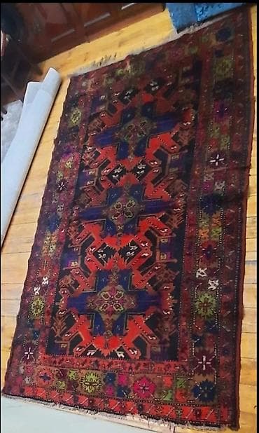 yolka agaci satisi: Təcili satilir. Qədimi Əl toxuması xalça - Tip: Şərq/Qafqaz üslublu — 1