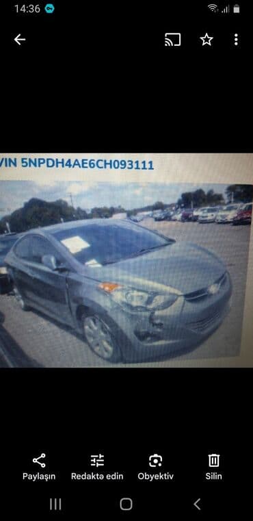 hunda h1: Hyundai Elantra: 1.8 l | 2011 il Sedan — 2