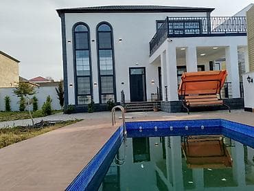 gencede ev elanlari: Bakı, Mərdəkan, 175 kv. m, 4 otaqlı, Hovuzlu — 2