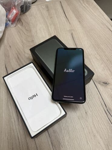 Apple iPhone: IPhone 11 Pro Max, 256 GB, Alpine Green, Sənədlərlə