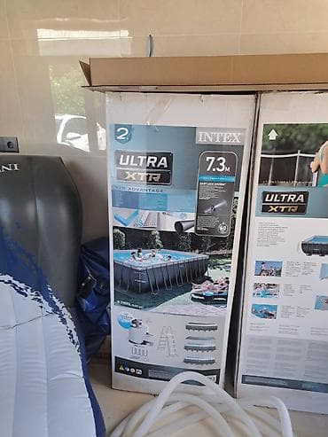 bas gitara: İntex Ultra XTR dikdörtqanüstü hovuz dəsti - Ölçü: təxminən 7.32 m x — 1