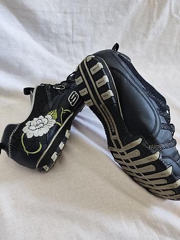 Krossovka ve ketlər: Skechers, Ölçü: 38, rəng - Qara, İşlənmiş — 4