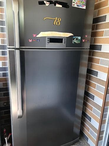 mikrafonlarin satisi: 2 qapılı Beko Soyuducu Satılır, rəng - Gümüşü — 2