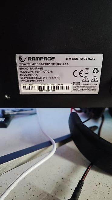 teyes monitor: Rampage RM-550 Tactical oyun monitoru 2 ay işlənib satma səbəbim artıq — 3