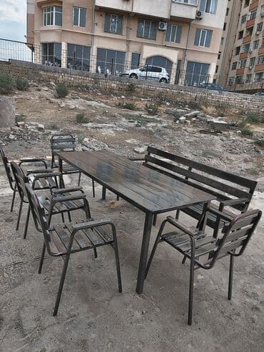 Sifarişlə bağ yelləncəkləri: Söykənəcək ilə, Qollu, Taxta, Azərbaycan, Kredit yoxdur — 9