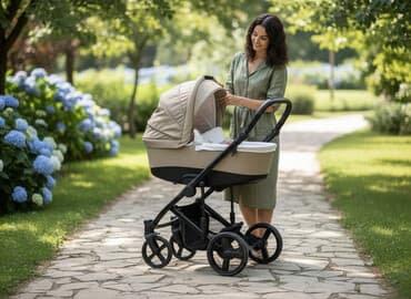 uwaq vannasi: Çıxarıla bilən beşikli araba, Yeni, Yaş: <1 ay — 1