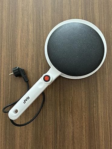 sac buran fen: Elektrik krep/pancake tavası – RAF Dairəvi, yapışmayan örtüklü — 2