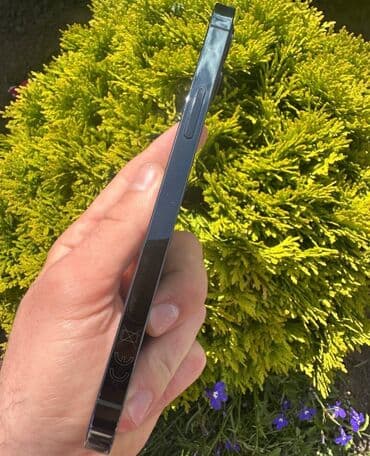 super zeng telefon ucun: IPhone 12 Pro Max, 128 GB, Göy, Zəmanət, Simsiz şarj, Face ID — 6