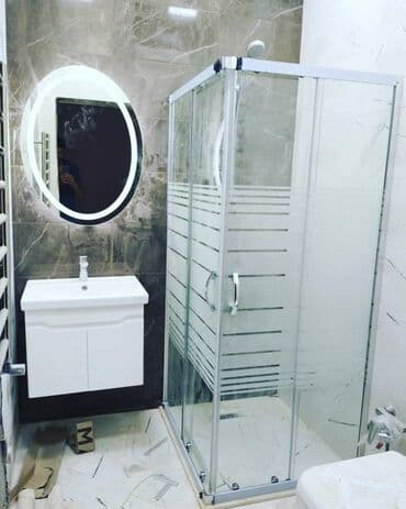 Duş başlıqları: Dus kabinalar 6mm8mm10mm tenperli suselerden dus kabina ve ara kesme — 19