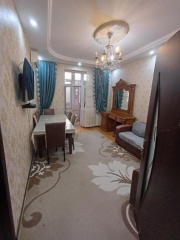 kirayə az: 2 otaqlı, Yeni tikili, 46 kv. m — 3