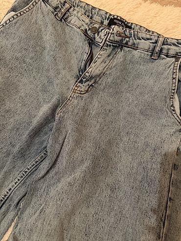 Другая мужская одежда: MDN Jeans markalı açıq mavi rəngli denim şalvar. Xüsusiyyətlər: - — 1