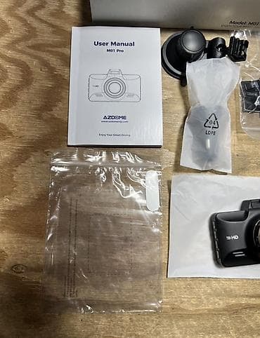 ön kamera: Azdome M01 Pro. Yenidir. Amerikadan alınıb. Yoxlamaq üçüb açmışam. 2 — 3