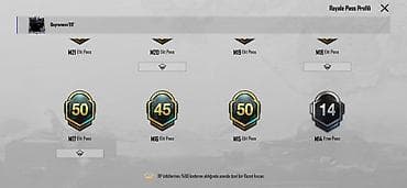 m4 pro: PUBG Mobile hesabı – Royale Pass profili zəngin - Oyun: PUBG Mobile - — 3