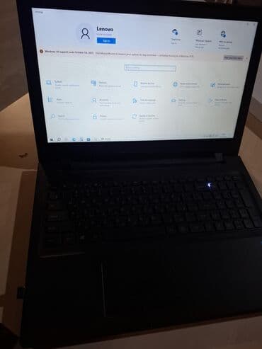 100 manatliq plansetler: Lenovo noutbuk - Ekran: təxminən 15.6" LED - Klaviatura: tam ölçülü — 2