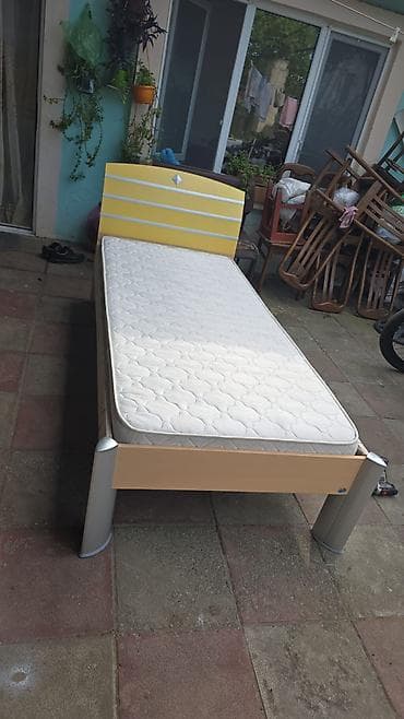 mebel servant: Tek neferlik carpayi satilir 115azn.Matras var qabirga — 1