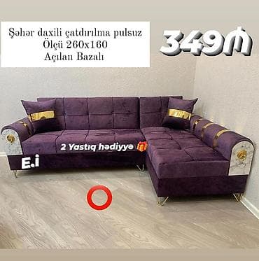 19 litre su: Künc divan, Yeni, Açılan, Bazalı, Parça, Şəhərdaxili pulsuz çatdırılma — 2
