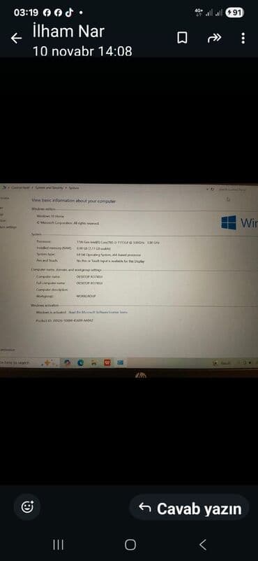 leagoo kiicaa mix: HP Pavilion noutbuk - Model: HP Pavilion (gümüş rəng) - Prosessor — 6