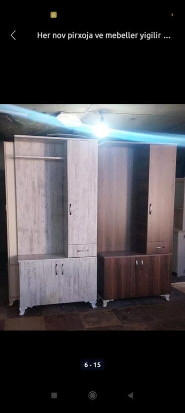 ışkaf: Yeni, 2 qapılı Düz dolab, Dəhliz dolabı — 10