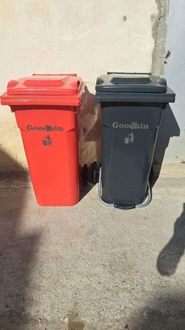Biznes üçün program təminatı: Məişət Tullantı qutuları. 20 lt den 1100 lt qeder movcuddur. Plastik — 12