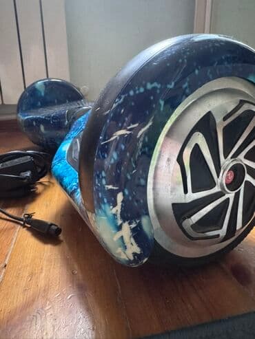 hover bohart: Hoverboard (öz-özünü balanslaşdıran skuter) - Korpus: mavi “kosmos” — 3