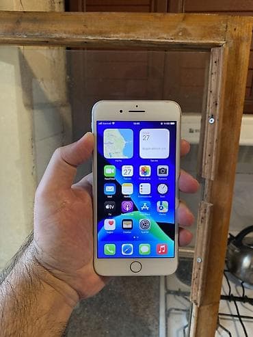 IPhone 8 Plus, 256 GB, Ağ, Barmaq izi