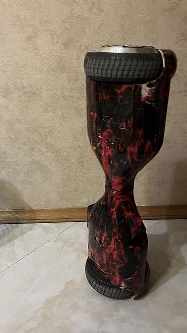 seqvay: Hovərbord – 6.5" alov dizaynlı Adapter sumka üstünde verilir real — 2