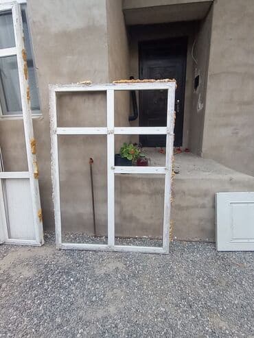 şəffaf plastik list: İşlənmiş İki qat şüşə paketi Plastik pəncərə, Еni: 138 sm, Uzunluğu: 194 sm — 1