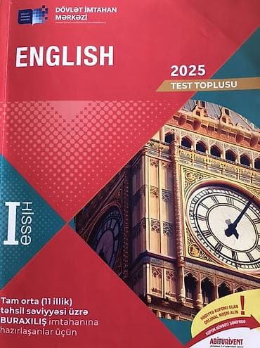testir: İngilis dili Testlər 11-ci sinif, DİM, 1-ci hissə — 1