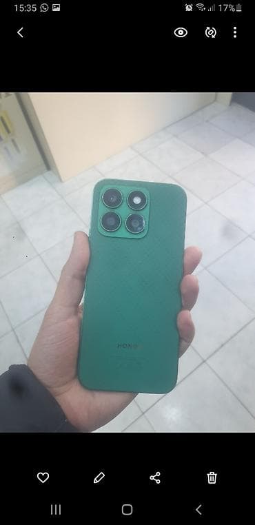 Honor X8b, 256 GB, rəng - Yaşıl, Sensor, Barmaq izi, İki sim kartlı lalafo.az -da Honor X8b, 256 GB, rəng - Yaşıl, Sensor, Barmaq izi, İki sim kartlı