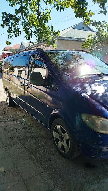 mini karavan: Mercedes-Benz Vito mikroavtobus Xüsusiyyətlər: - Kuzov: mavi rəng — 7
