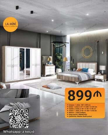 dezgah masa: İkinəfərlik çarpayı, Dolab — 1