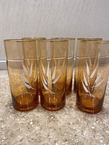 Stəkanlar, rəng - Qəhvəyi, Şüşə, 6 ədədli dəst, 250 ml lalafo.az -da Stəkanlar, rəng - Qəhvəyi, Şüşə, 6 ədədli dəst, 250 ml