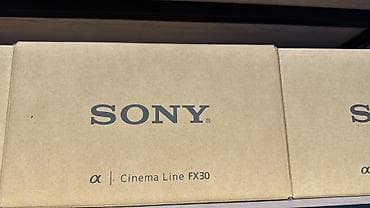 kamera 4k: Məhsul: Sony α Cinema Line FX30 Təsvir: - Sony-nin Cinema Line — 1