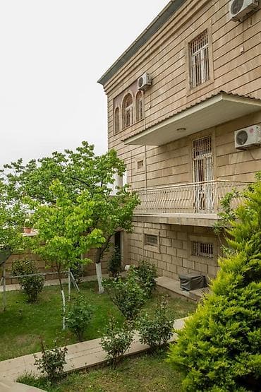 Bağ evləri: Hovuzlu, geniş həyətli bağ evi - Üçmərtəbəli daş tikili, klassik — 10