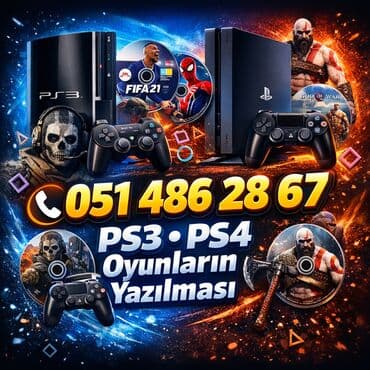 🎮 PS3 / PS4 OYUN VƏ PRAŞİVKA XİDMƏTLƏRİ 🔹 PS3 üçün 🛠 Praşivka