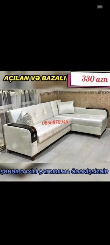 mətbəx ucun divan: Künc divan, Yeni, Açılan, Bazalı, Parça, Şəhərdaxili pulsuz çatdırılma — 23