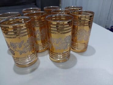 su qab: Qədəhlər, rəng - Sarı — 1