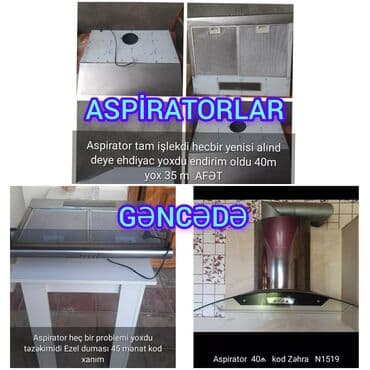 Aspirator İşlənmiş