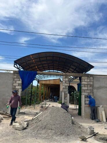 həyət navesləri: Polikarbonatdan hazırlanmış, günəşdən və yağışdan qoruyan örtük — 2