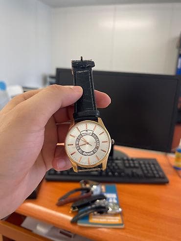 Qol saatları və aksesuarlar: İşlənmiş, Klassik Saat dəsti, rəng - Qızılı — 9