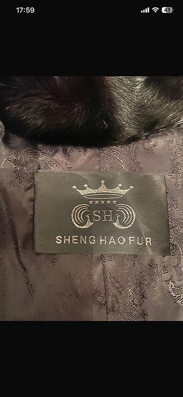 xez deri: Kürk, L, rəng - Qara — 3