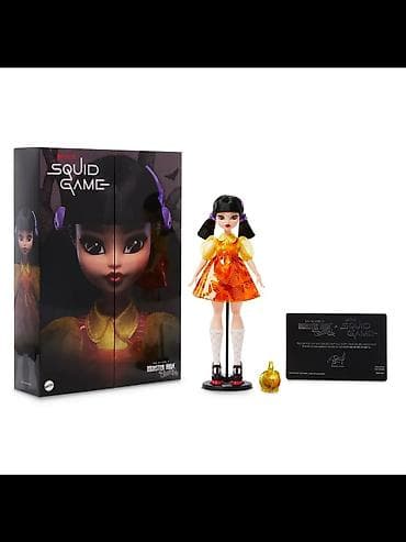 toy pudil: Netflix Squid Game x Monster High kolleksiya fiquru - Orijinal Mattel — 1