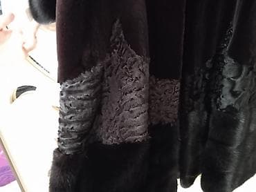 Natural norka mexindən şuba. Qollarınin valanları təmiz karakul mexi — 8