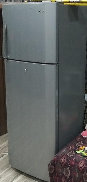 i̇şlənmiş soyuducu: İşlənmiş 2 qapılı LG Soyuducu Satılır, rəng - Gümüşü — 1