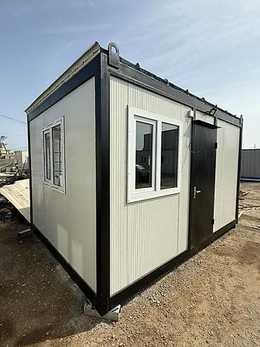 kontener ev: Modul konteyner otaq - Ölçü: təxmini 3x4 m (şəkillərə əsasən kompakt — 1