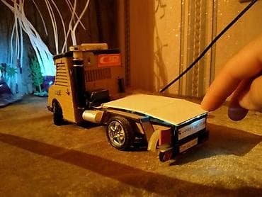 pubg disk: Öz əllə hazırlanmış mini yük maşını modeli.aksesuar kimi istifade — 2