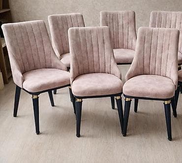 payalnik satilir: Qonaq otağı üçün, Qatlanmayan, rəng - Çəhrayı Stul — 1