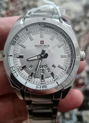 charles delon satovi: Yeni, Qol saatı, NaviForce, rəng - Gümüşü — 2